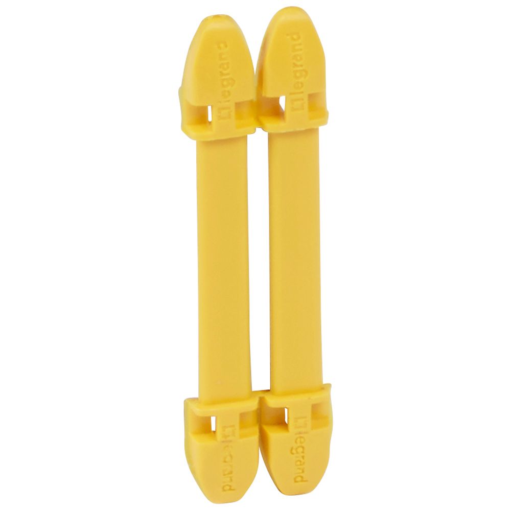 LEGRAND 038454, Suport pentru repere duplix, 7 repere, Galben
