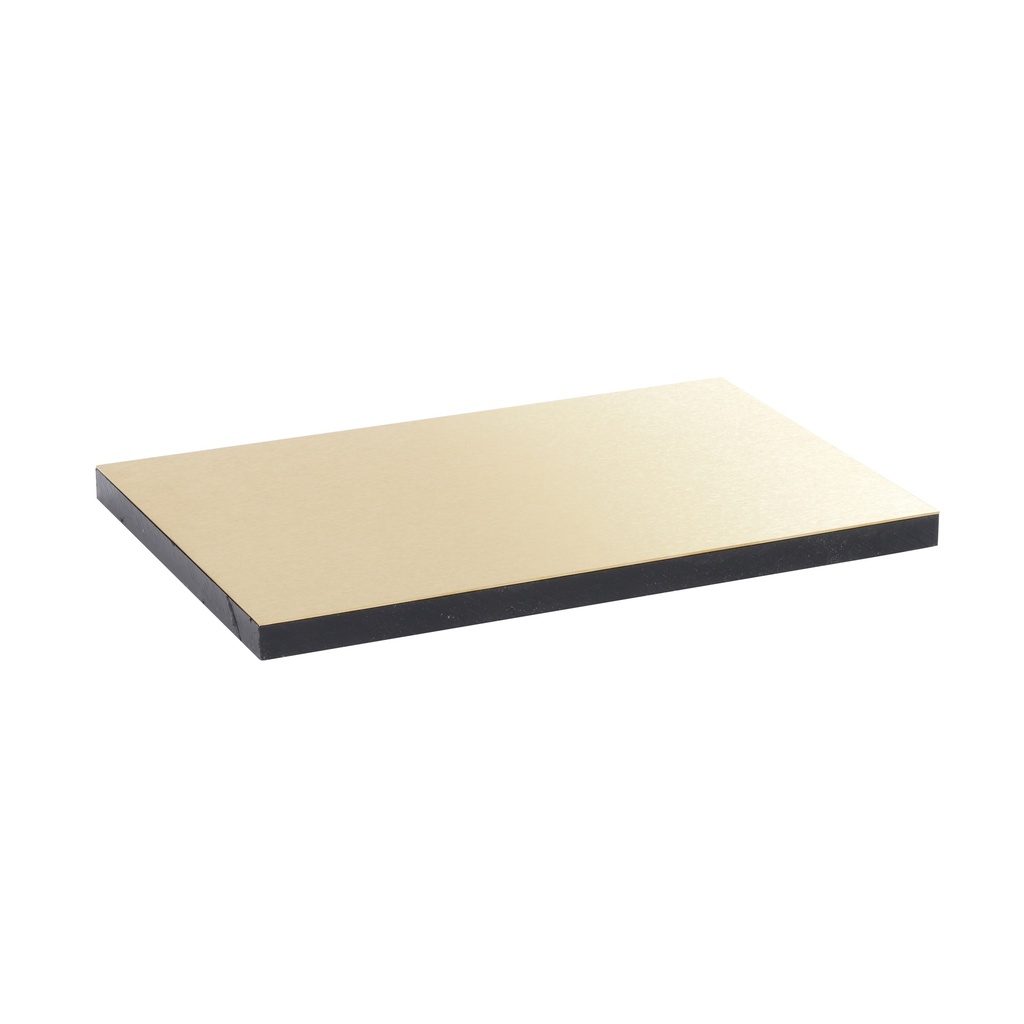 Legrand 088049, Placă din alamă pentru capac și ramă metalică doză de pardoseală standard, 12/18 module