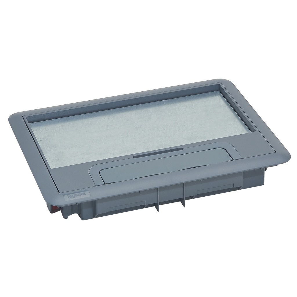 LEGRAND 088000, Plastic Frame and Lid for Standard Floor Box, 8/12 Modules