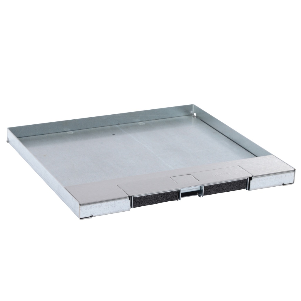 Legrand 088105, Capac și ramă din inox pentru doză de pardoseală cu ramă încastrată, 16/24 module