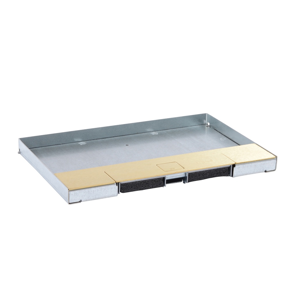 Legrand 088106, Capac din alamă pentru doză de pardoseală tip avansat, 8/12 module