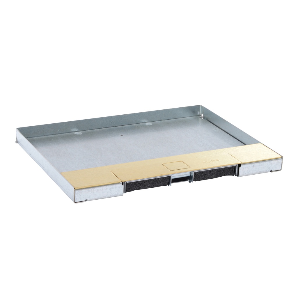 Legrand 088107, Capac din alamă pentru doză de pardoseală tip avansat, 12/18 module