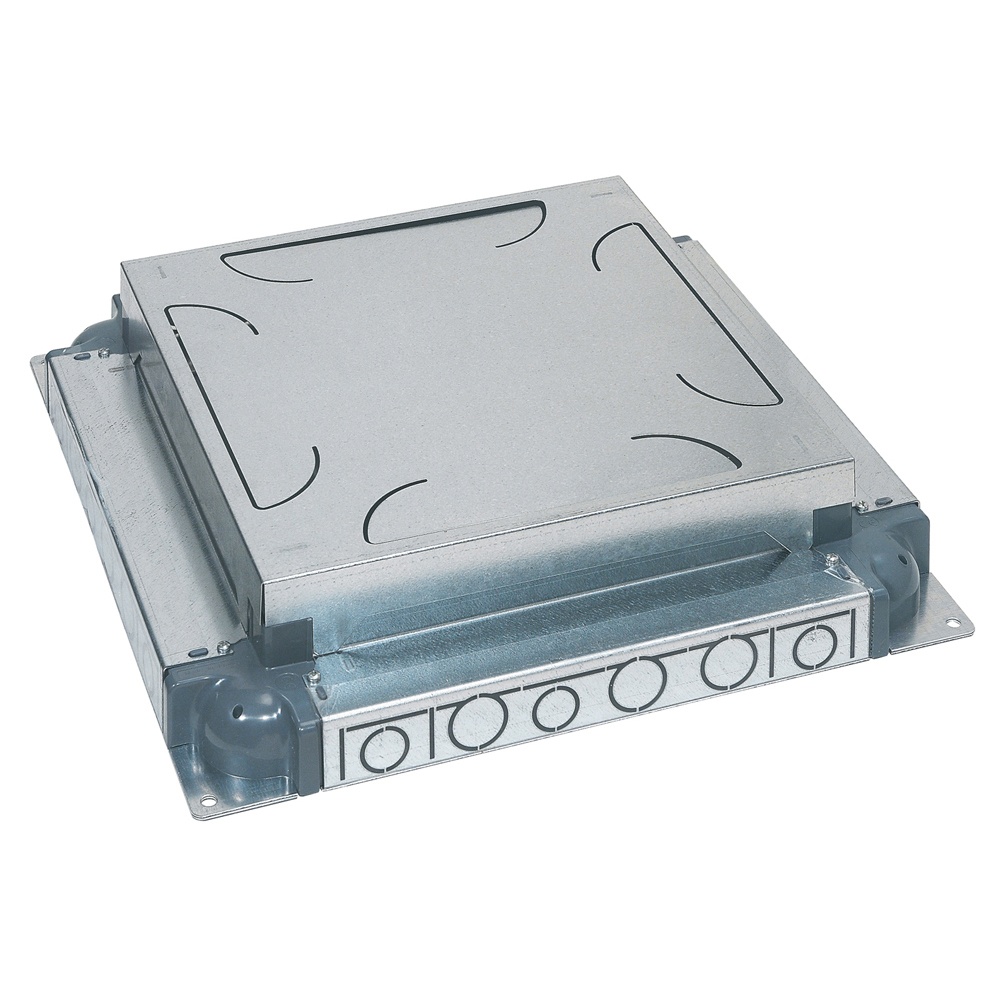 Legrand 088073, Casetă suport pentru doză de pardoseală cu înălțime redusă 50 mm, 16 module - ref. 088070