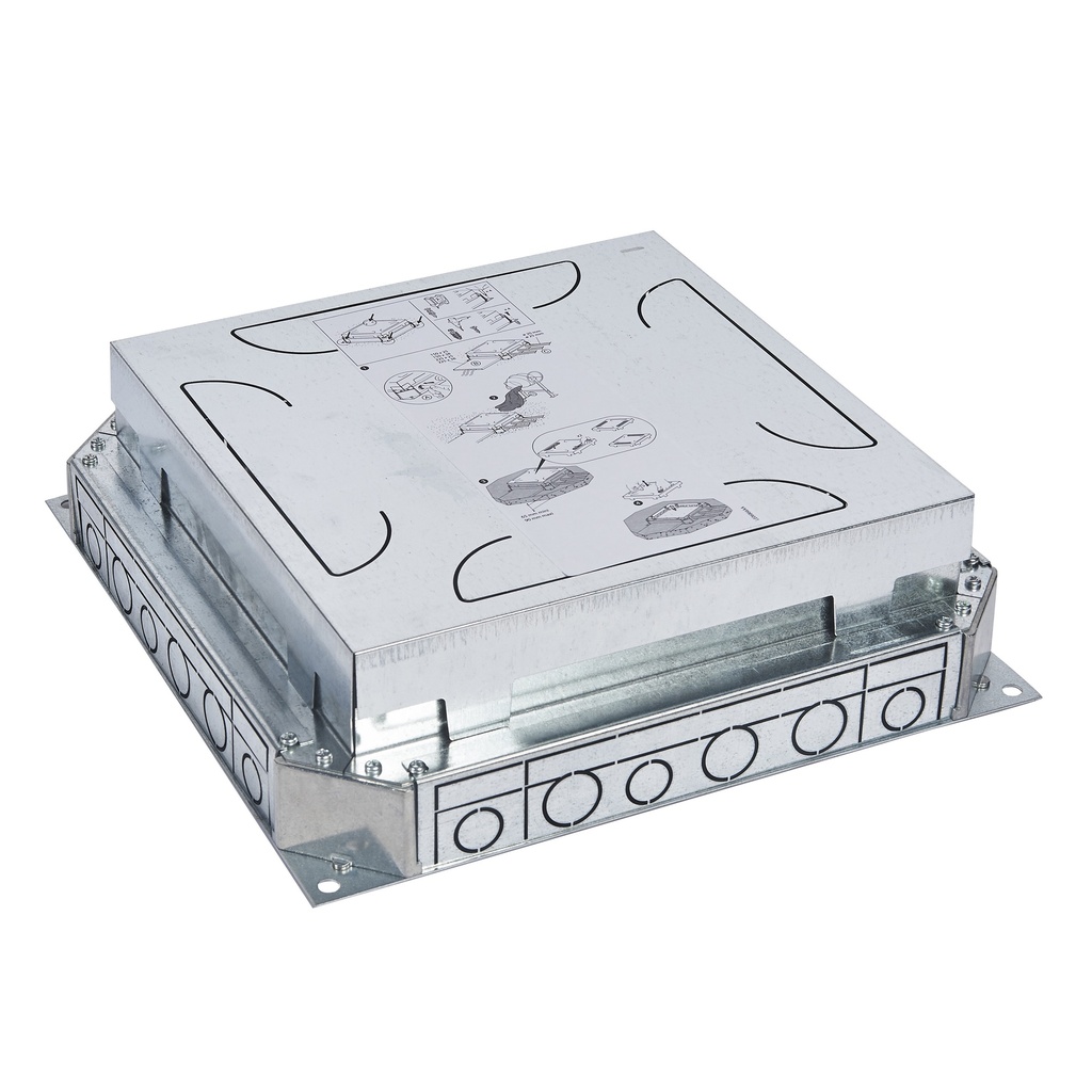 Legrand 089604, Casetă suport specifică pentru montaj în șapă
