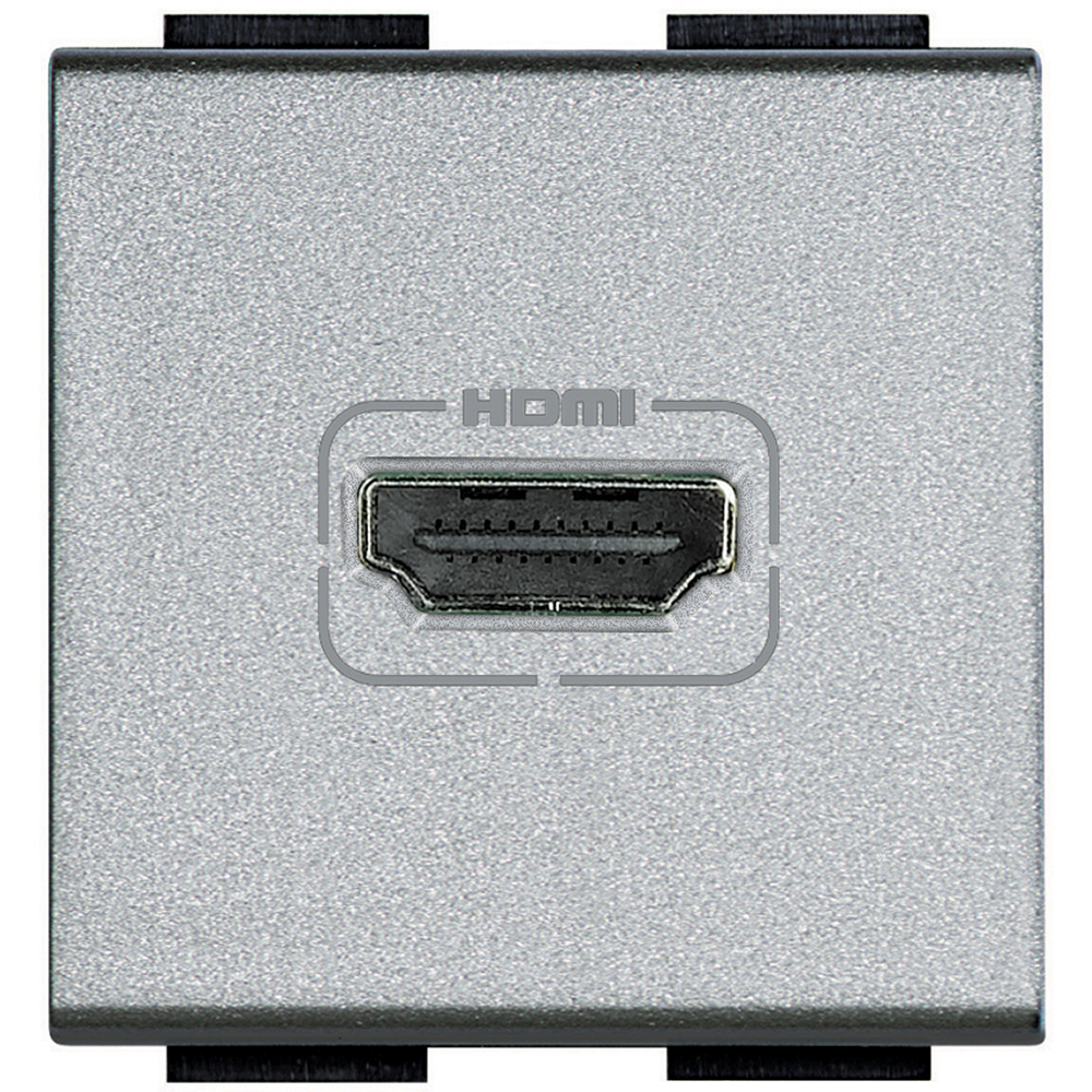 BTICINO NT4284, Conector HDMI tip A V1.3, Cu șurub, Livinglight, Tehnic, 2 module
