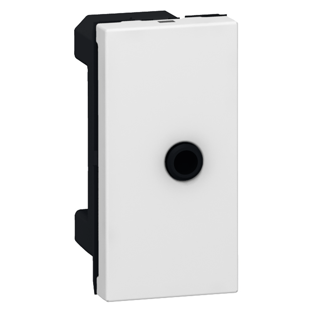 LEGRAND 078764, 3.5 mm Female Jack Connector, 1 Module, White