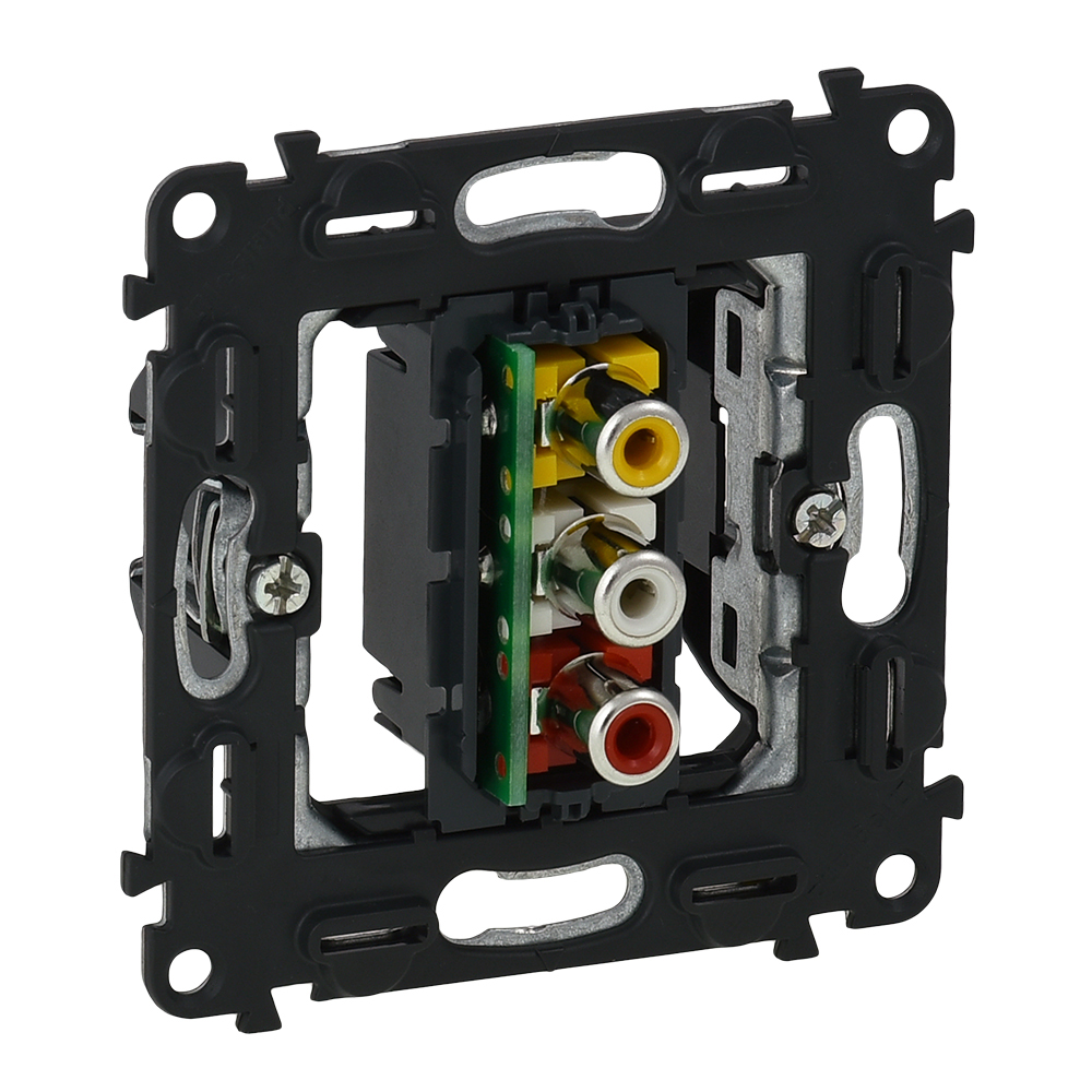LEGRAND 753075, Triple RCA Socket