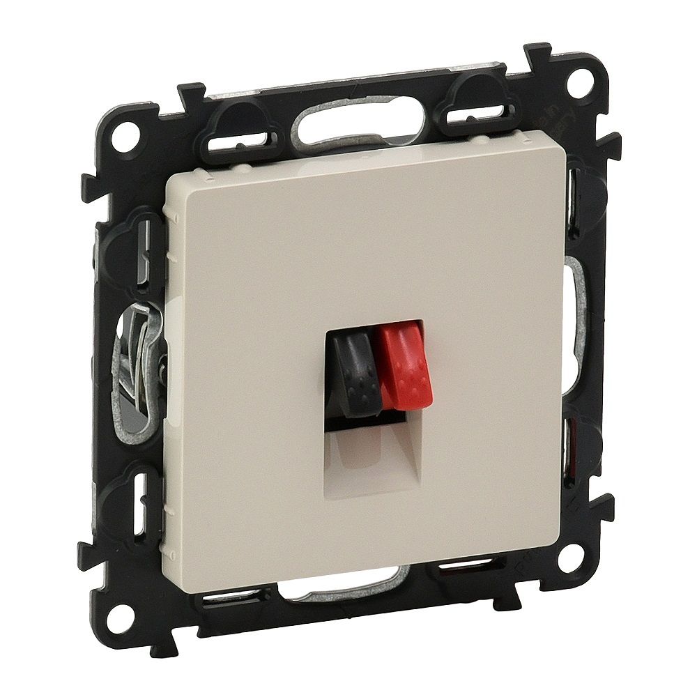 LEGRAND 753272, Speaker Socket Valena Life With Cover Plate, Ivory