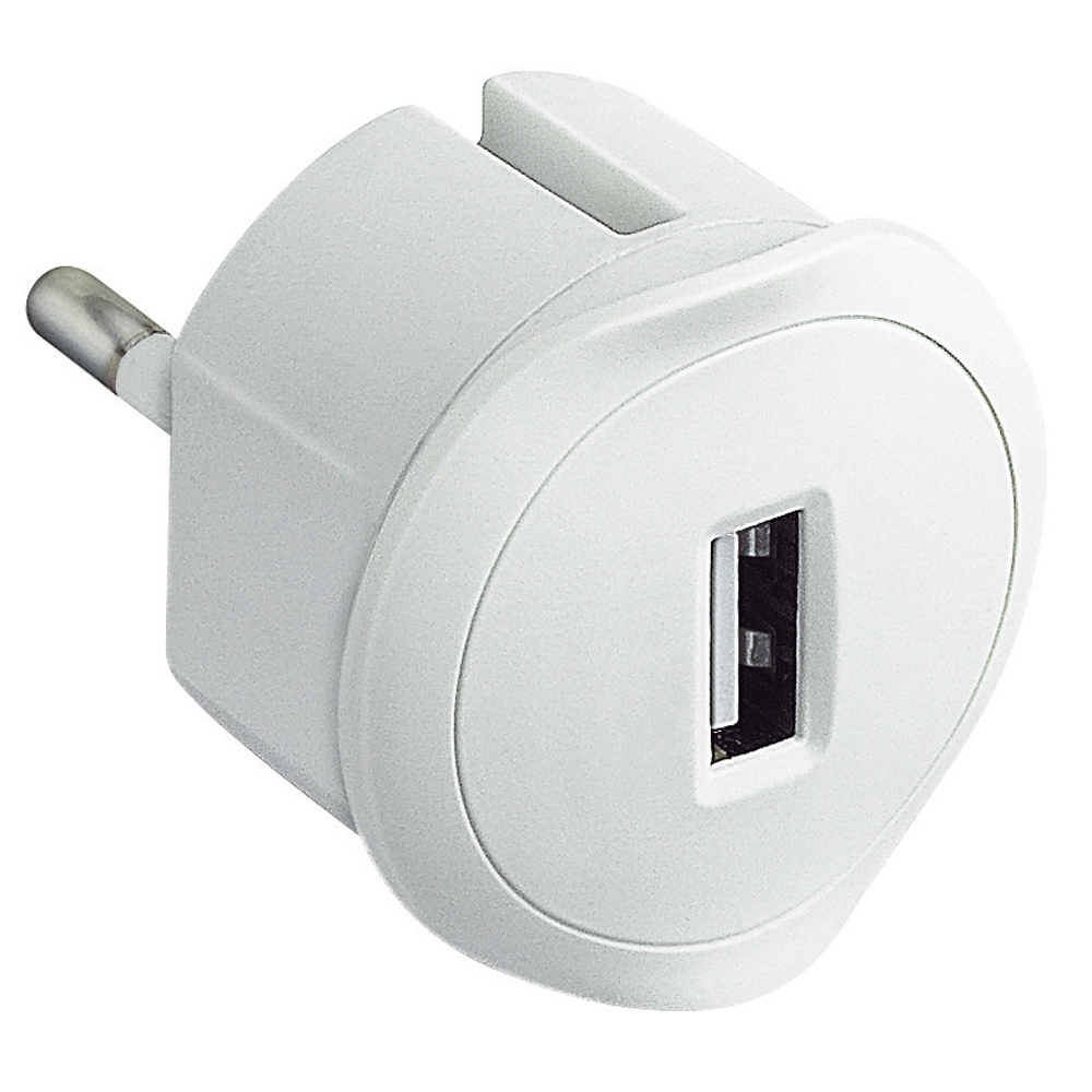 LEGRAND 050680, USB Wall Charger Socket, 1.5A, 7.5W, White