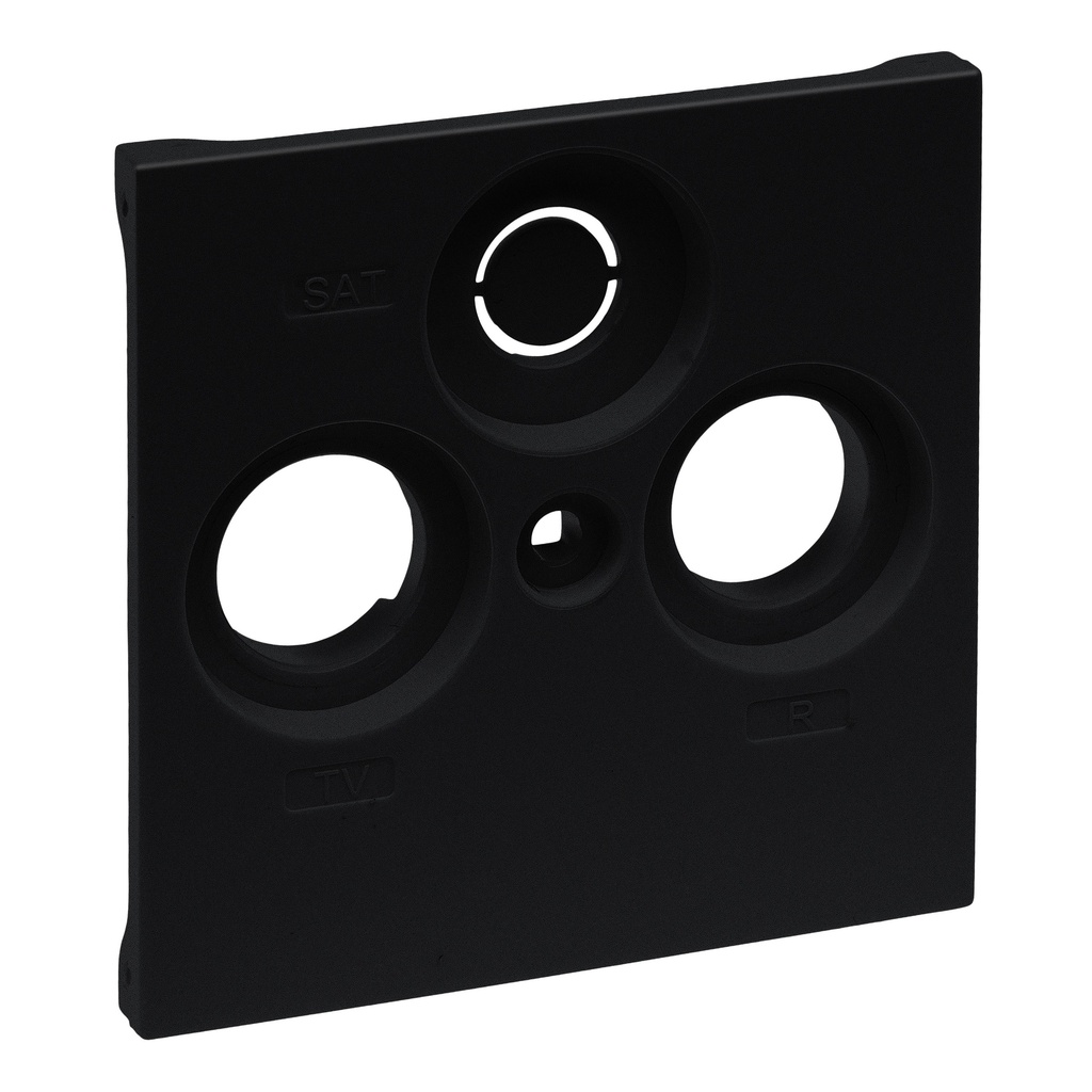 LEGRAND 721474, Capac priză TV-Radio-SAT 30 mm, Negru