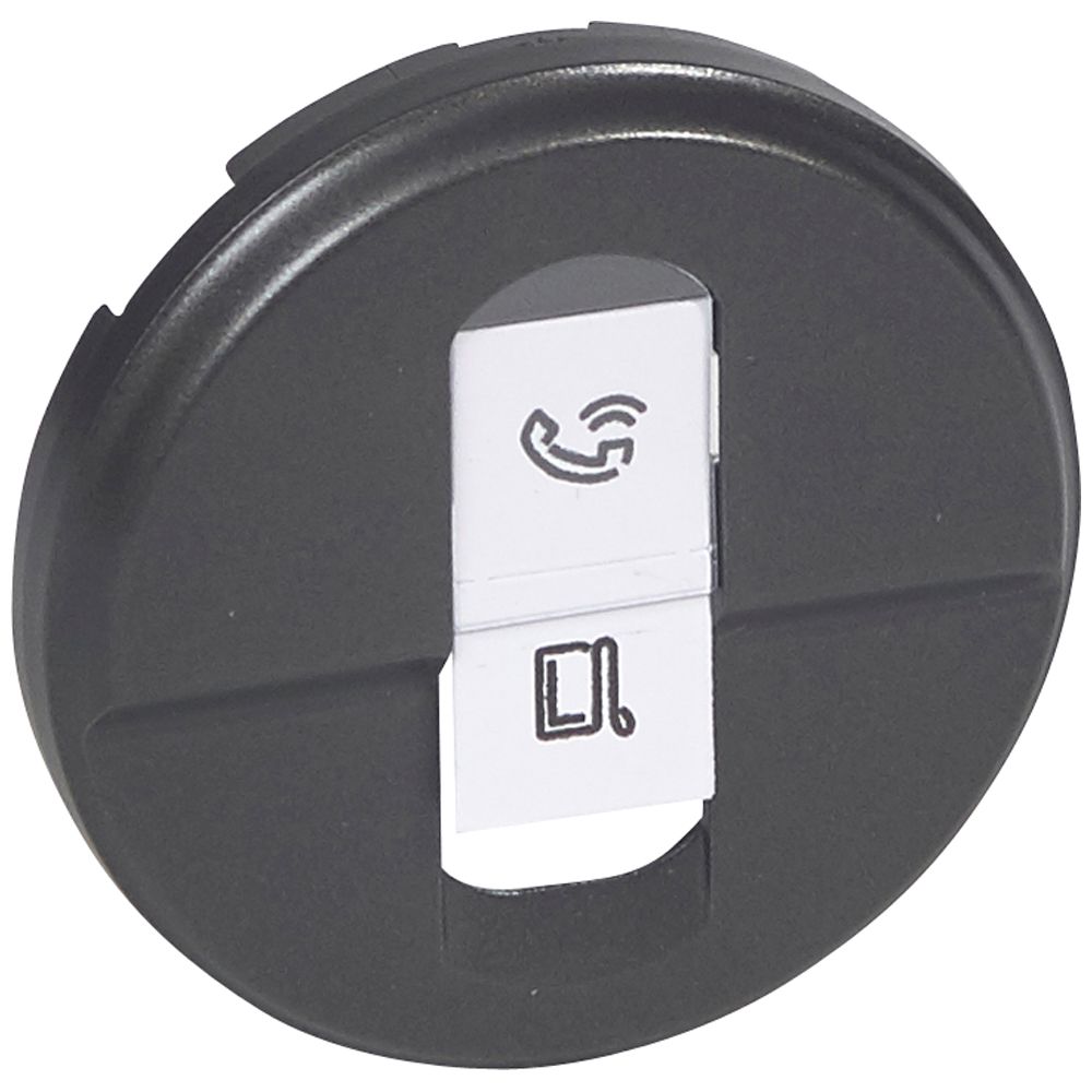 LEGRAND 067951, Capac priză RJ45 simplă, Grafit