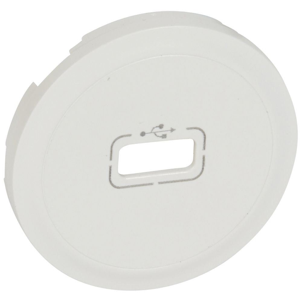 LEGRAND 068253, Capac priza USB, Alb