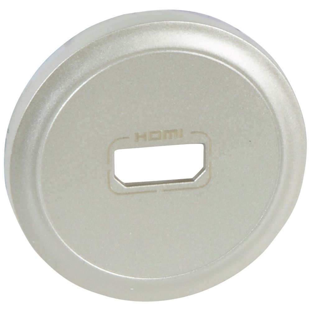 LEGRAND 068516, AV HDMI Cover Plate, Titanium