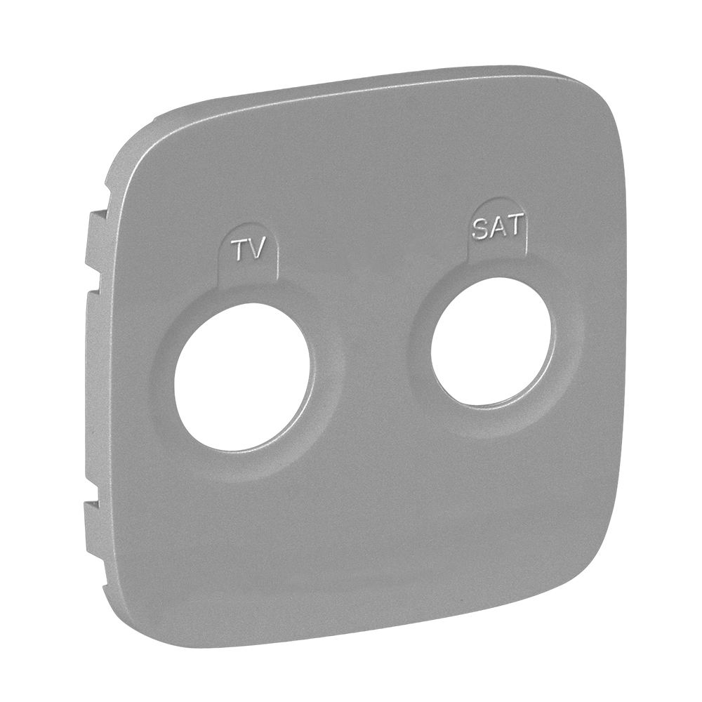 LEGRAND 754827, TV-SAT Socket Cover Valena Allure, Aluminium