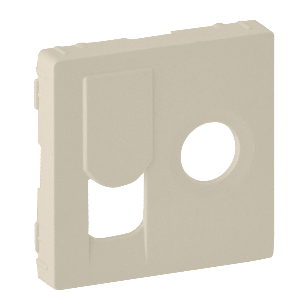 LEGRAND 754831, Capac priză TV 0-2400 MHz + RJ45 Cat.6 UTP Valena Life, Fildeș