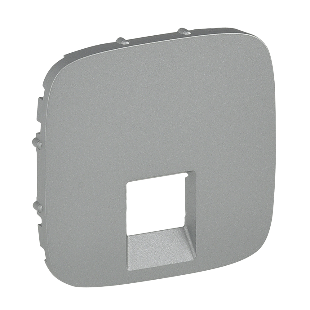 LEGRAND 755417, Capac priză RJ45/RJ11 Valena Allure, Aluminiu
