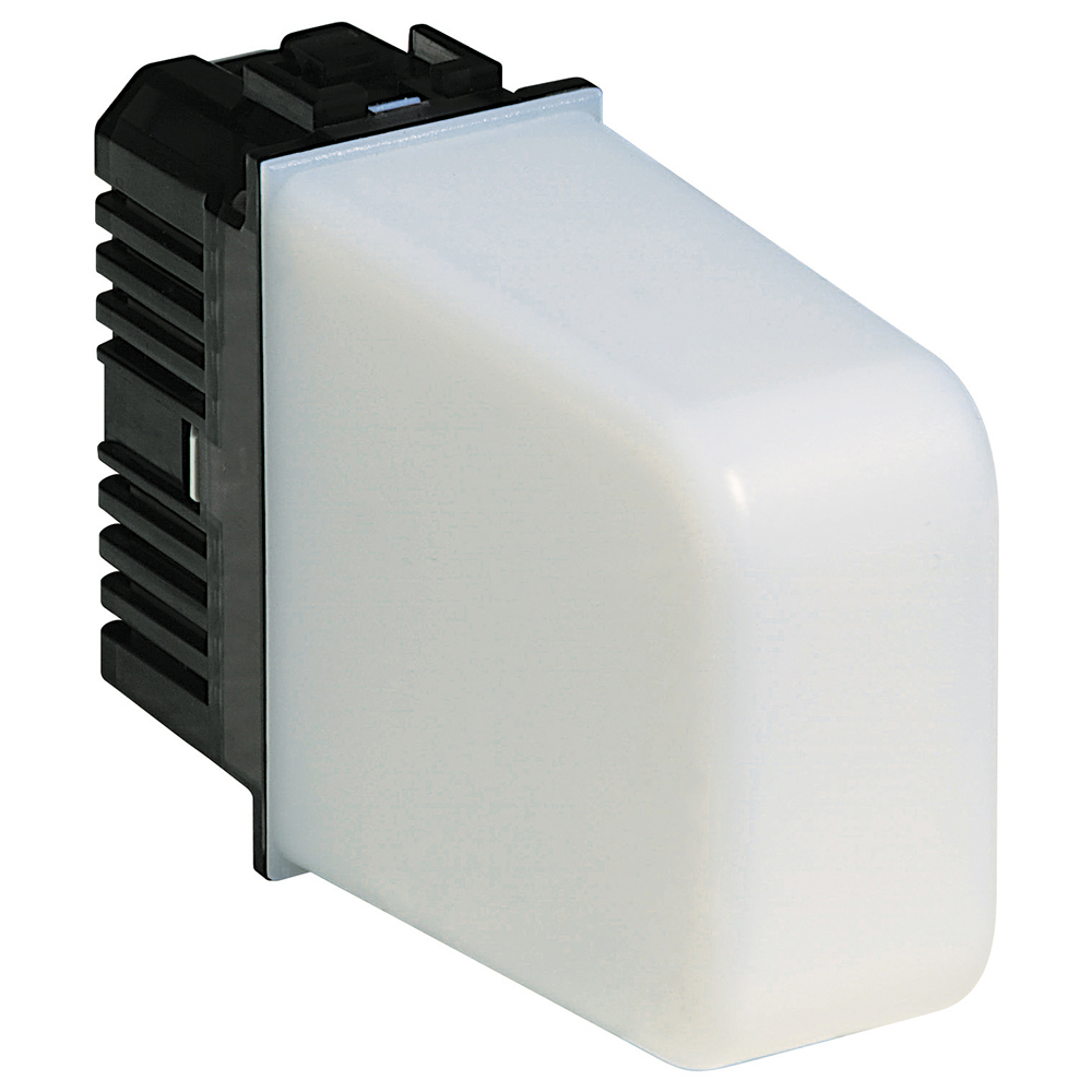 BTICINO A5386/12B, Matix, Difuzor luminos 12V LED Alb