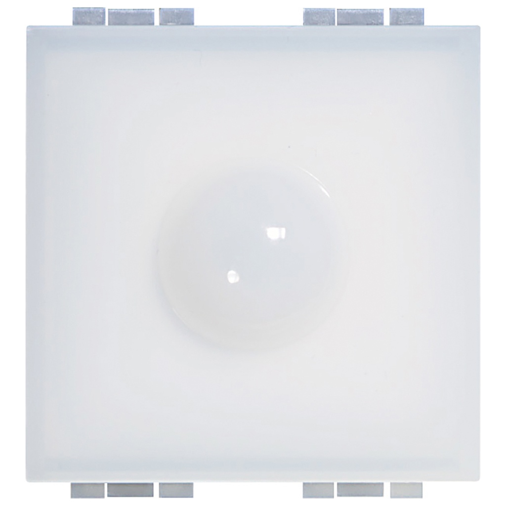 BTICINO L4374V12V24, Lampa de semnalizare cu LED living light, 12/24 V~, Alb, 2 module