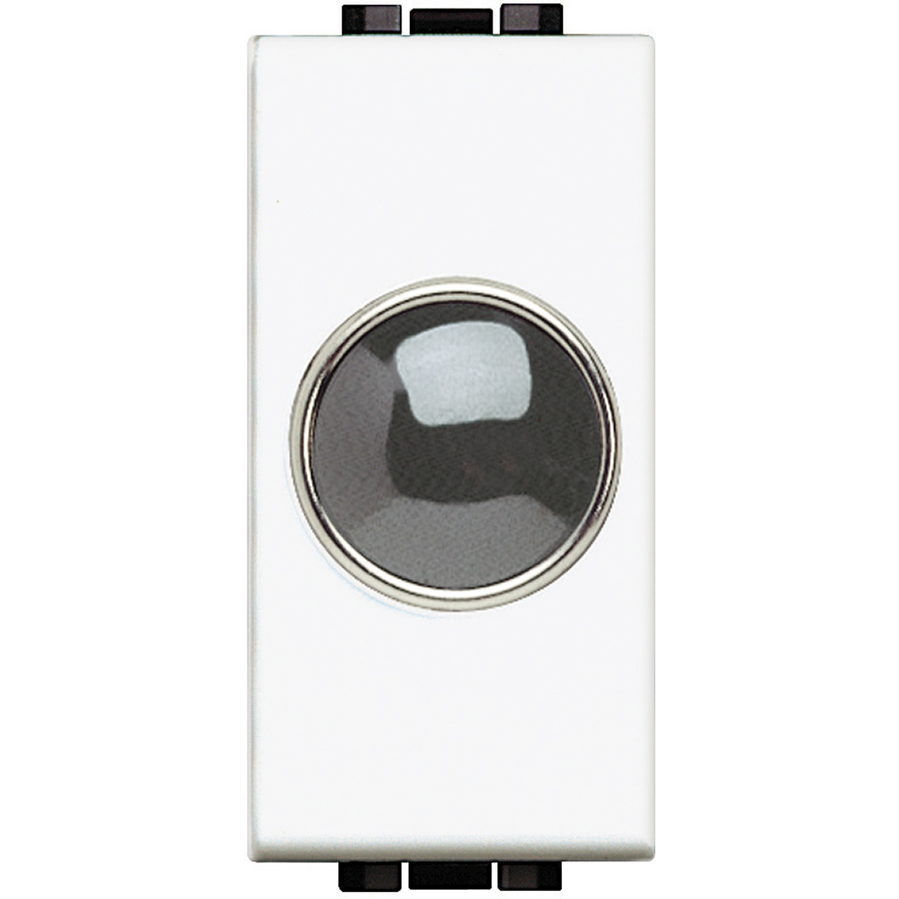 BTICINO N4371T, Martor luminos living light, Difuzor Transparent, Alb, 1 modul