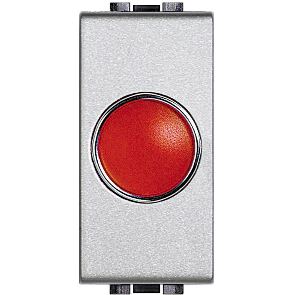 BTICINO NT4371R, Martor luminos living light, Difuzor rosu, Tech, 1 modul