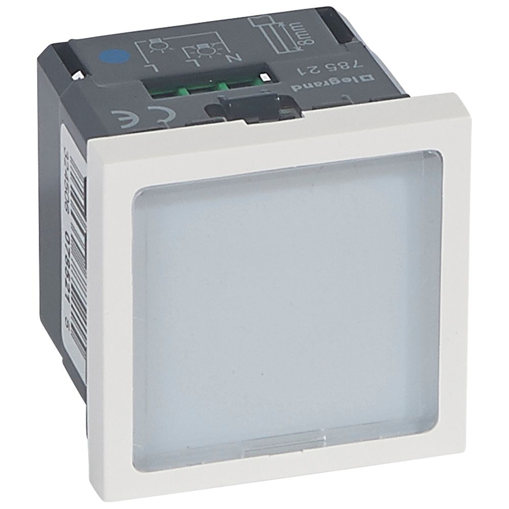 LEGRAND 078521, Semnalizare cu LED-uri albastre, 2 module