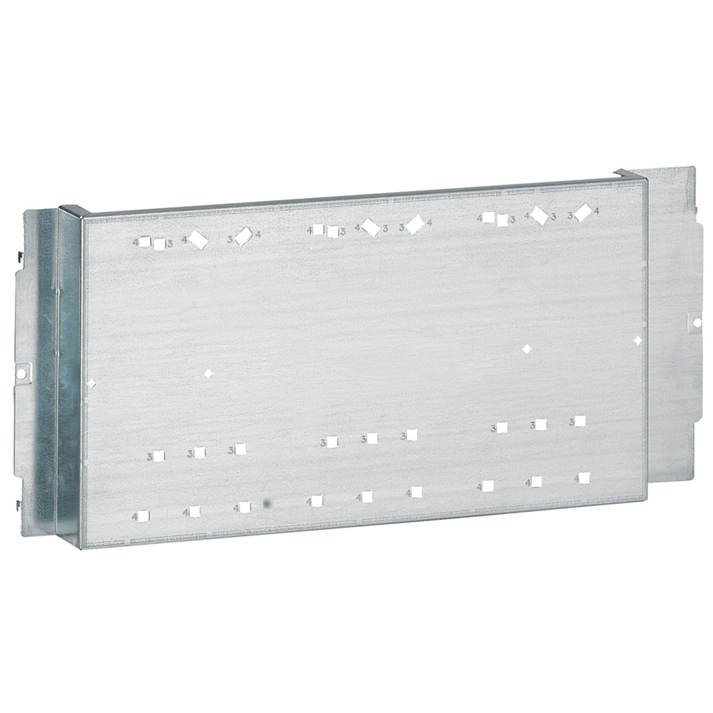LEGRAND 020622, Placă de montaj XL³ 800/4000, pentru 1–3 DPX 250/630 fix + ELCB, Montaj vertical, 24 Module