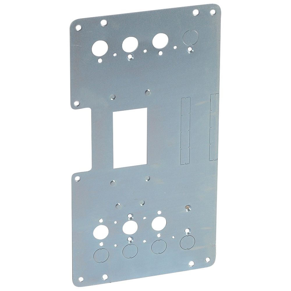 LEGRAND 020683, Mounting Plate XL³ 4000, for 1 Plug-In DPX³ 250 in Supply Inverter, Vertical Mounting