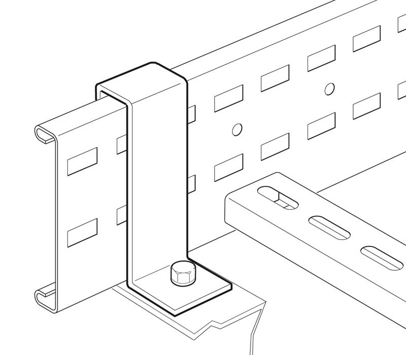LEGRAND ZJINSZ, Swifts Cable Ladder Medium Duty Insulated Hold-Down Bracket 316L