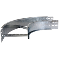 LEGRAND EFB30060300G, Scară de Cablu Swifts Extra Greu 300 mm, Cot Plat 60° Rază 300 mm HDG