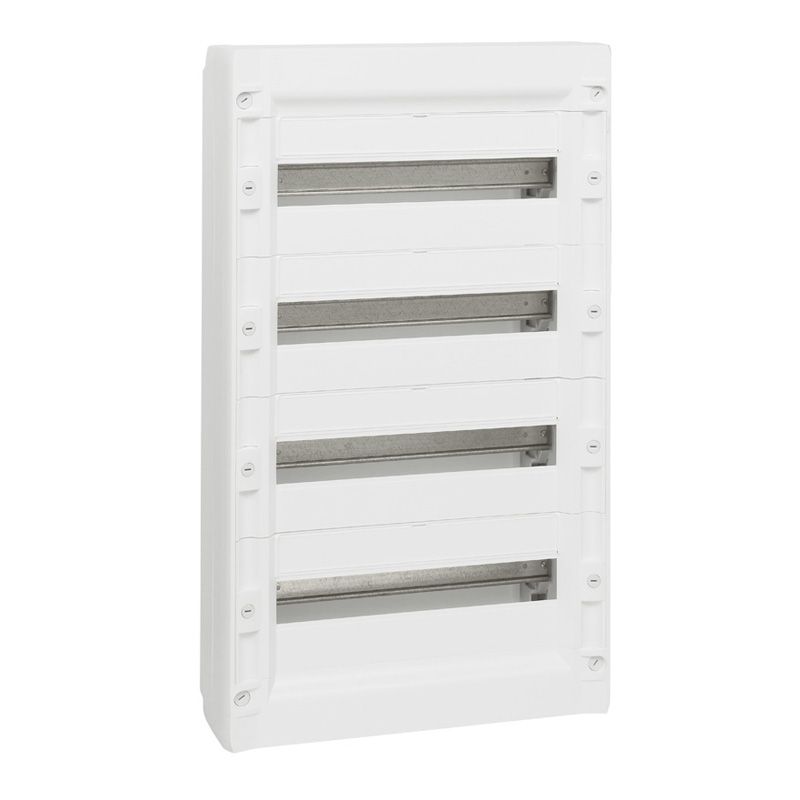 LEGRAND 401679, Dulap de distribuție XL³ 125, Montaj aparent, 4 Rânduri, 72 Module
