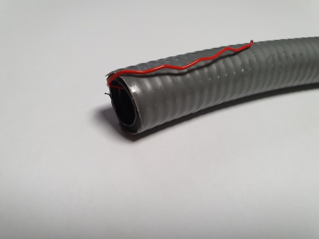 LEGRAND 05040, DuoGliss Flexible Conduit 4433, Grey, Ø40 mm, 50 m Roll