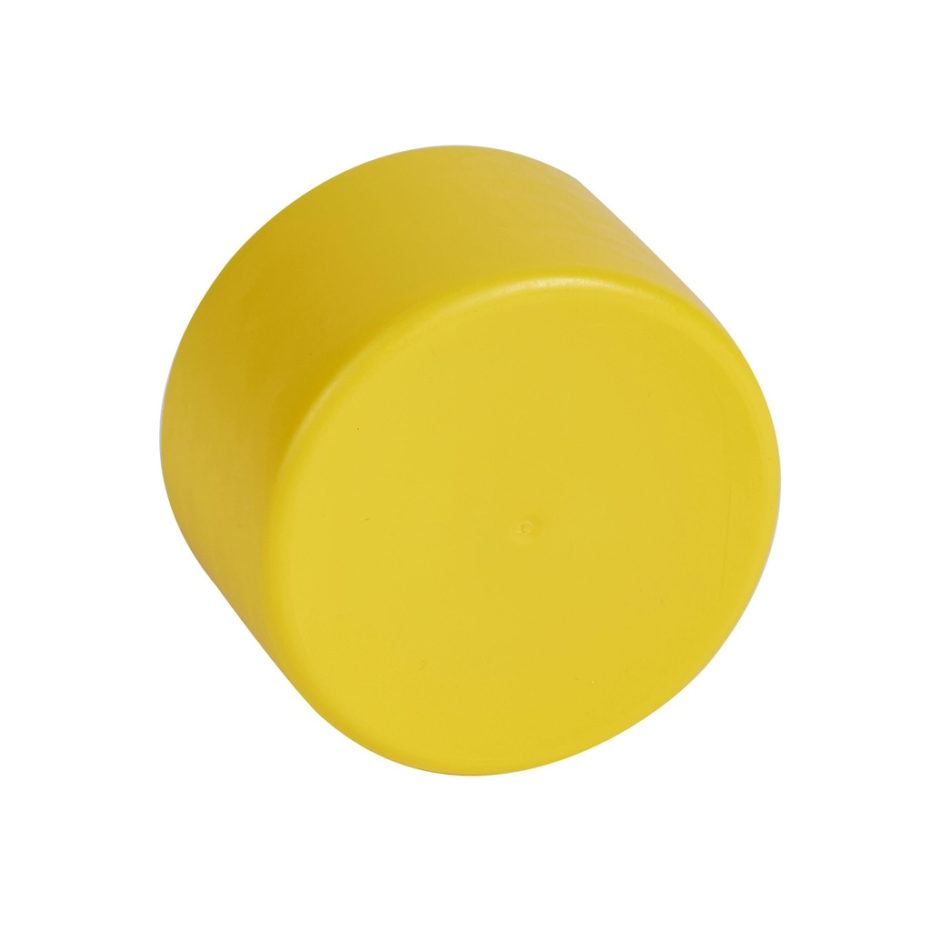 LEGRAND 06067, End Cap, Ø63 mm, Yellow, Pack of 5