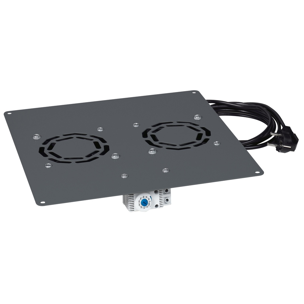 LEGRAND 646430, Kit ventilator Linkeo cu termostat, 2 ventilatoare