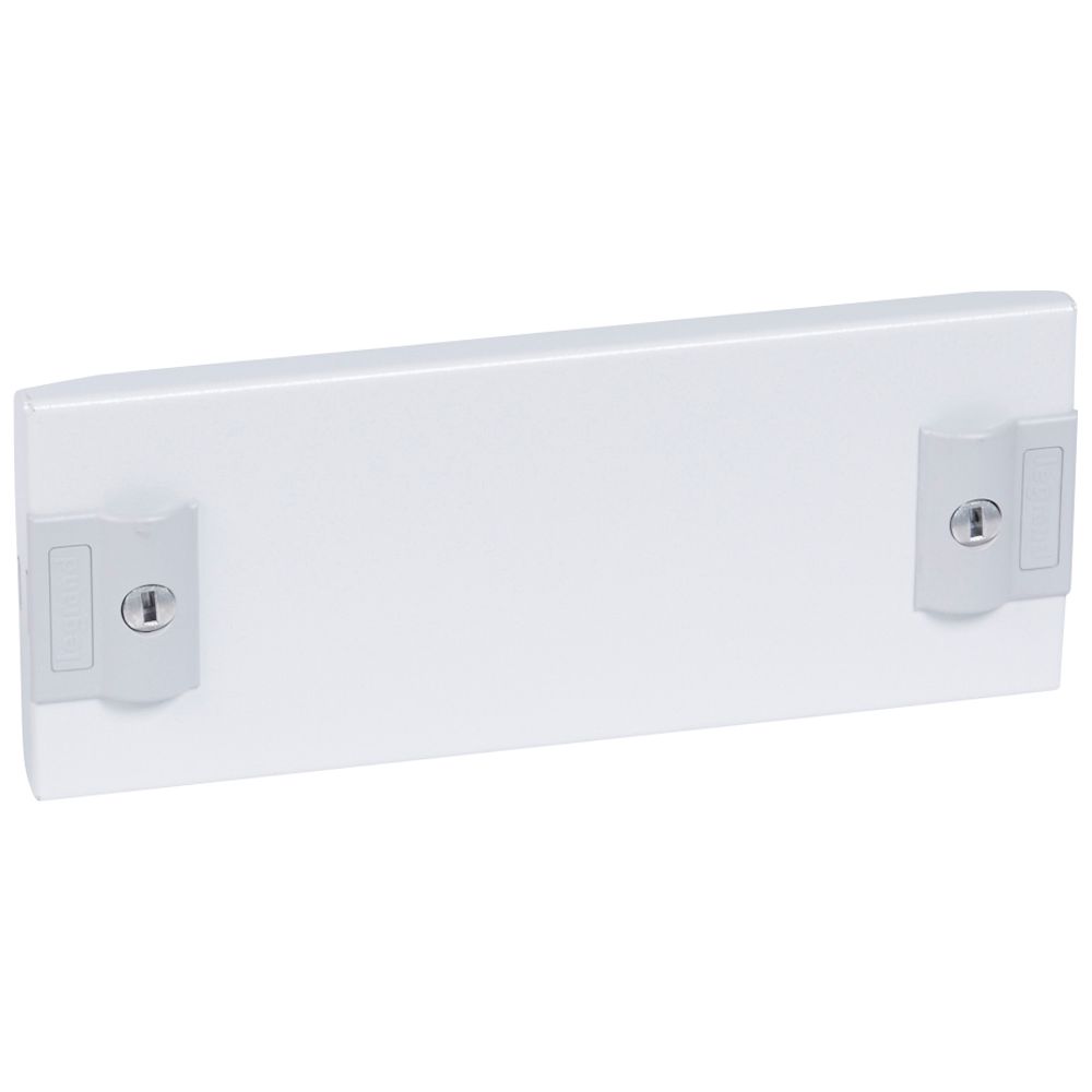 LEGRAND 020142, Solid Metal Faceplate XL³ 400, for Cable Sleeves, Height 100 mm