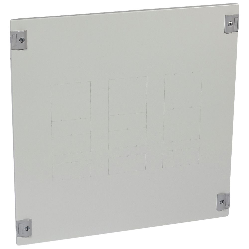 LEGRAND 020822, Placă frontală metalică XL³ 800/4000, pentru 1–3 DPX 250/630 cu ELCB, verticală, cu sfert de tură, 24 de module