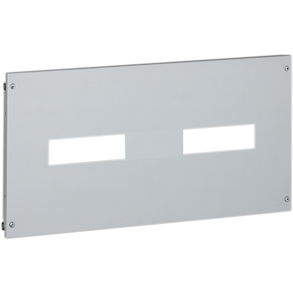 LEGRAND 020906, Metal Faceplate XL³ 800/4000, for 2 DPX-IS 250, Captive Screws, 24 Modules
