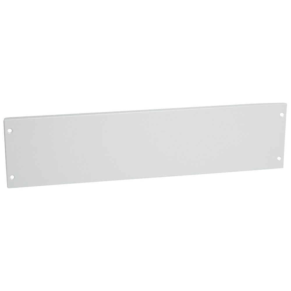 LEGRAND 020942, Solid Metal Faceplate XL³ 800, Captive Screws, 24 Modules, Height 150 mm
