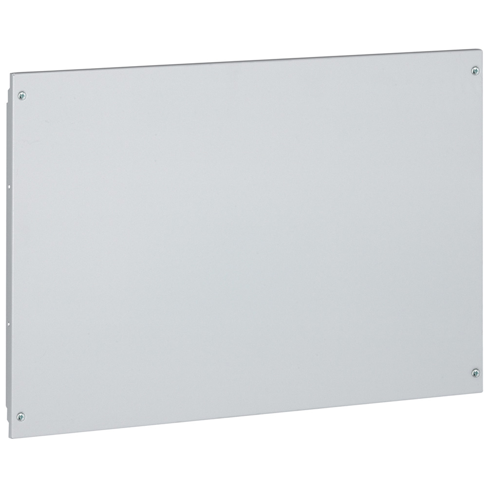 LEGRAND 020945, Solid Metal Faceplate XL³ 800, Captive Screws, 24 Modules, Height 400 mm