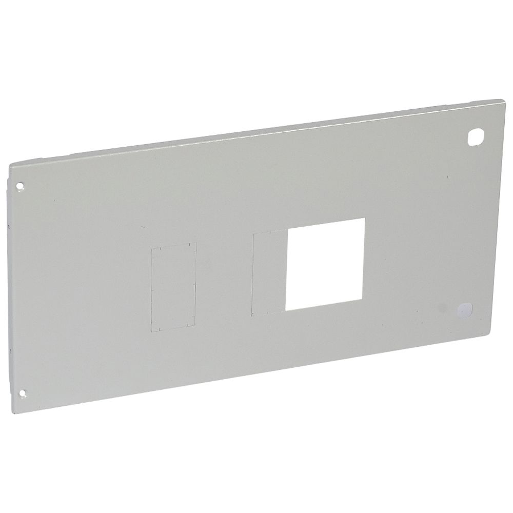 LEGRAND 021217, Placă frontală metalică XL³ 4000, pentru 1 priză DPX 630, orizontală, cu balamale și încuietori