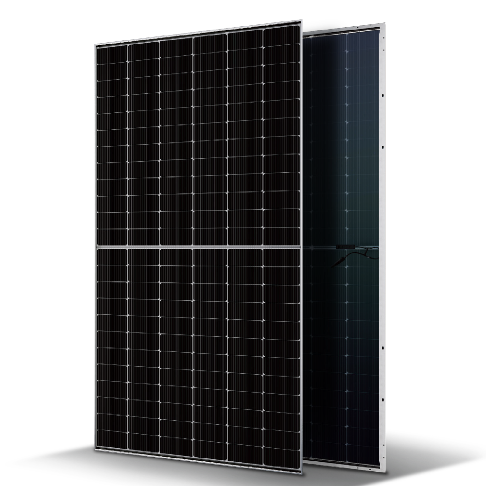 AE SOLAR, Alpine CMD-144BDS-I, Black Bifacial n-Type TOPCon technology, PERC half-cut cells, 575Wp Solar Panel