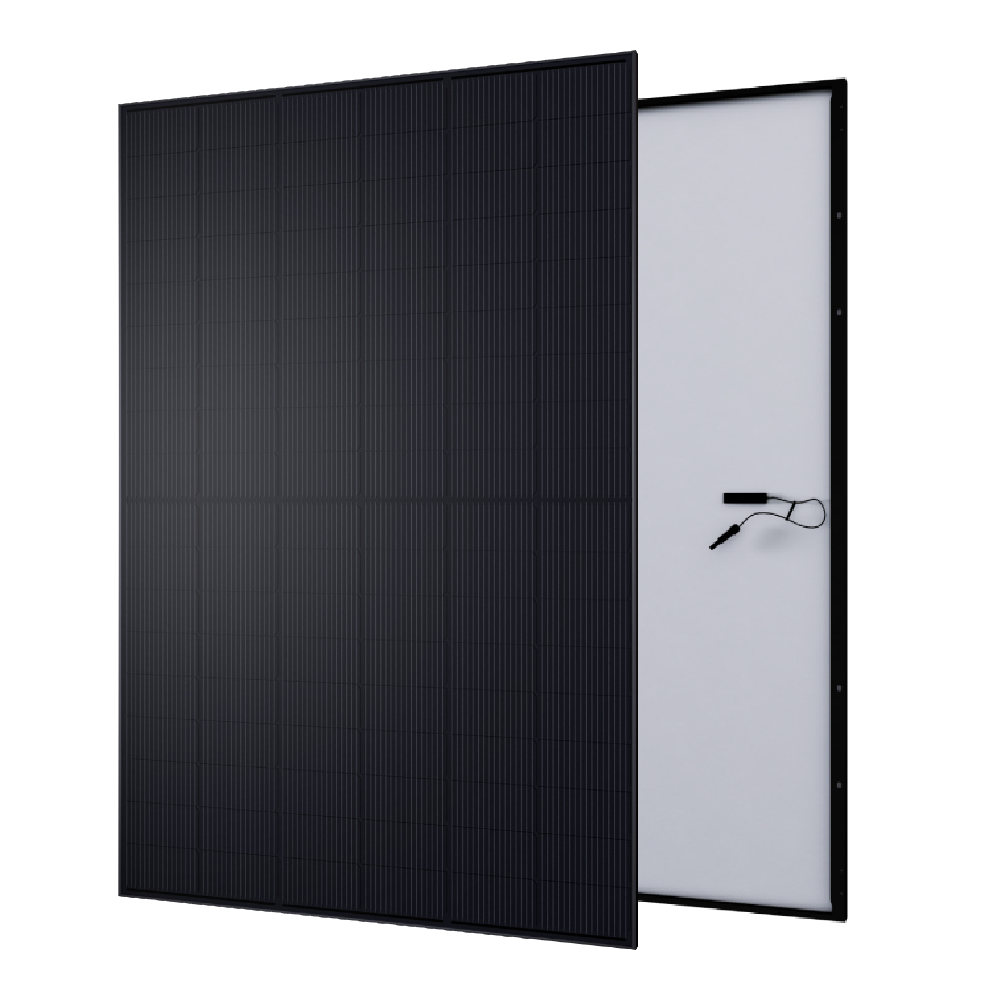 AE SOLAR, Meteor AE415CMD-108E, Black Monofacial n-Type TOPCon technology, Half-cut cells, 415Wp Solar Panel