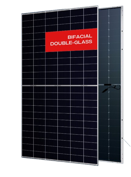 AE SOLAR, Panou solar Meteor AE710CME-132BDS, Tehnologie TOPCon n-Type bifacial, negru, celule half-cut, 710Wp