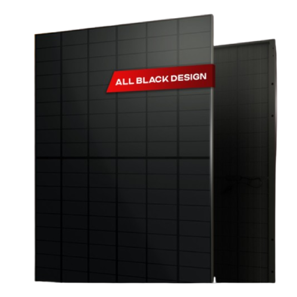 AE SOLAR, Panou solar Eclipse AE490ICMD-108BDE, Tehnologie TOPCon n-Type bifacial, negru, celule half-cut, 490Wp