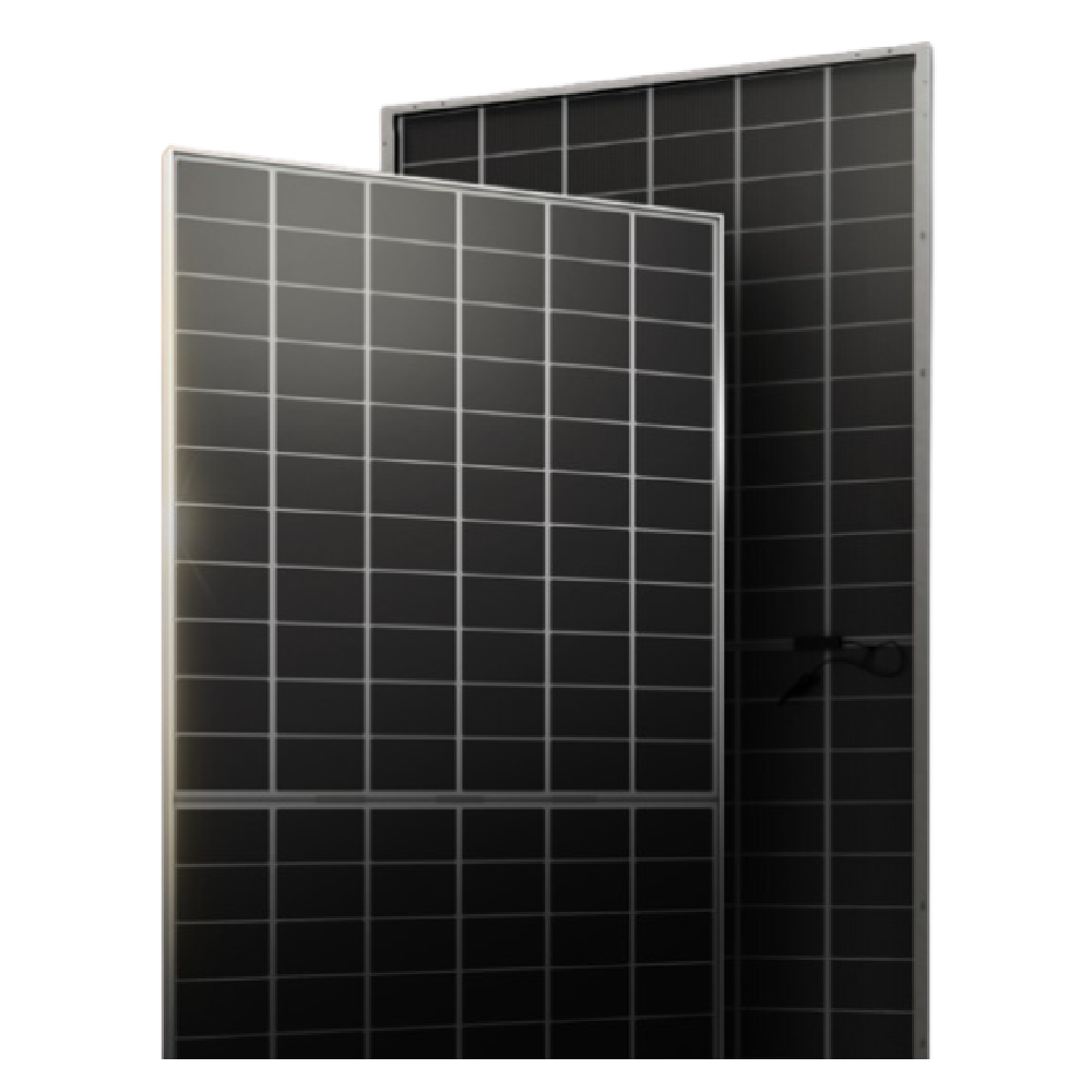 AE SOLAR, Eclipse AE640ICME-132BDS, Black Bifacial n-Type Back Contact technology, Half-cut cells, 640Wp Solar Panel
