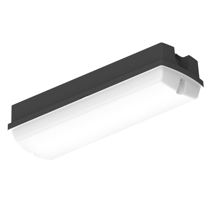 LEDVANCE 4099854290527, Bulkhead Compact LED Luminaire 9W 3000-4000K, Surface Mounted, Black