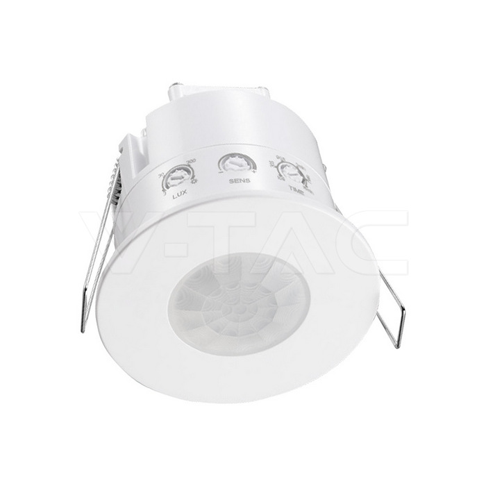 V-TAC 24112, PIR Presence Sensor, Recessed Mounted, White