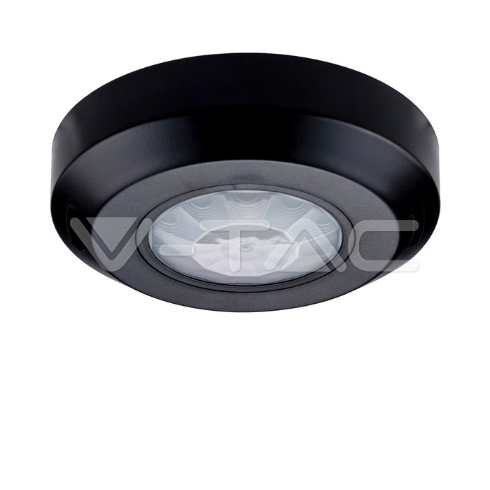 V-TAC 6607, Senzor de Mișcare pentru Tavan, Negru