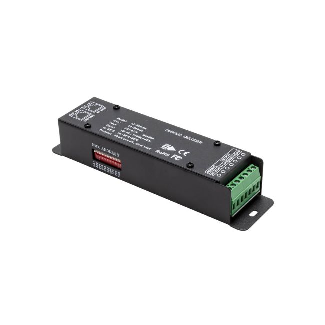 ARELUX CTR02DMXS, Decoder DMX (tensiune constantă PWM)