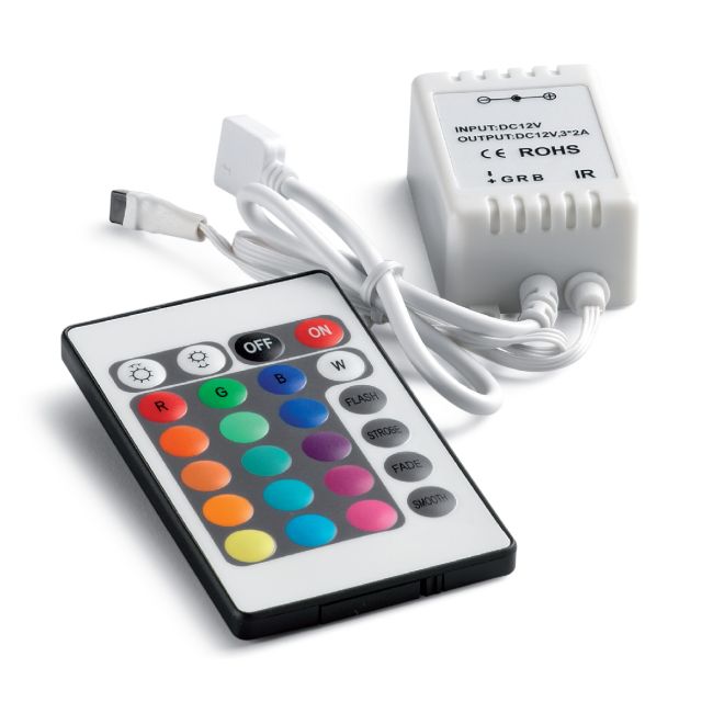 ARELUX CTR001, Modul de control RGB cu telecomandă IR