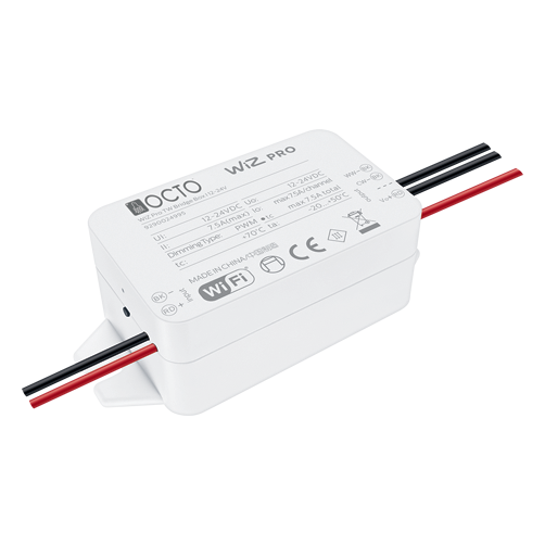 ANSELL AOCTOW/12-24V/TW, Controler LED alb reglabil conectat OCTO WiZ (12-24V)